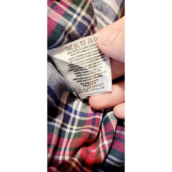 GANT Rugger Indigo Madras Men's Button Down Shirt - Picture 8 of 8